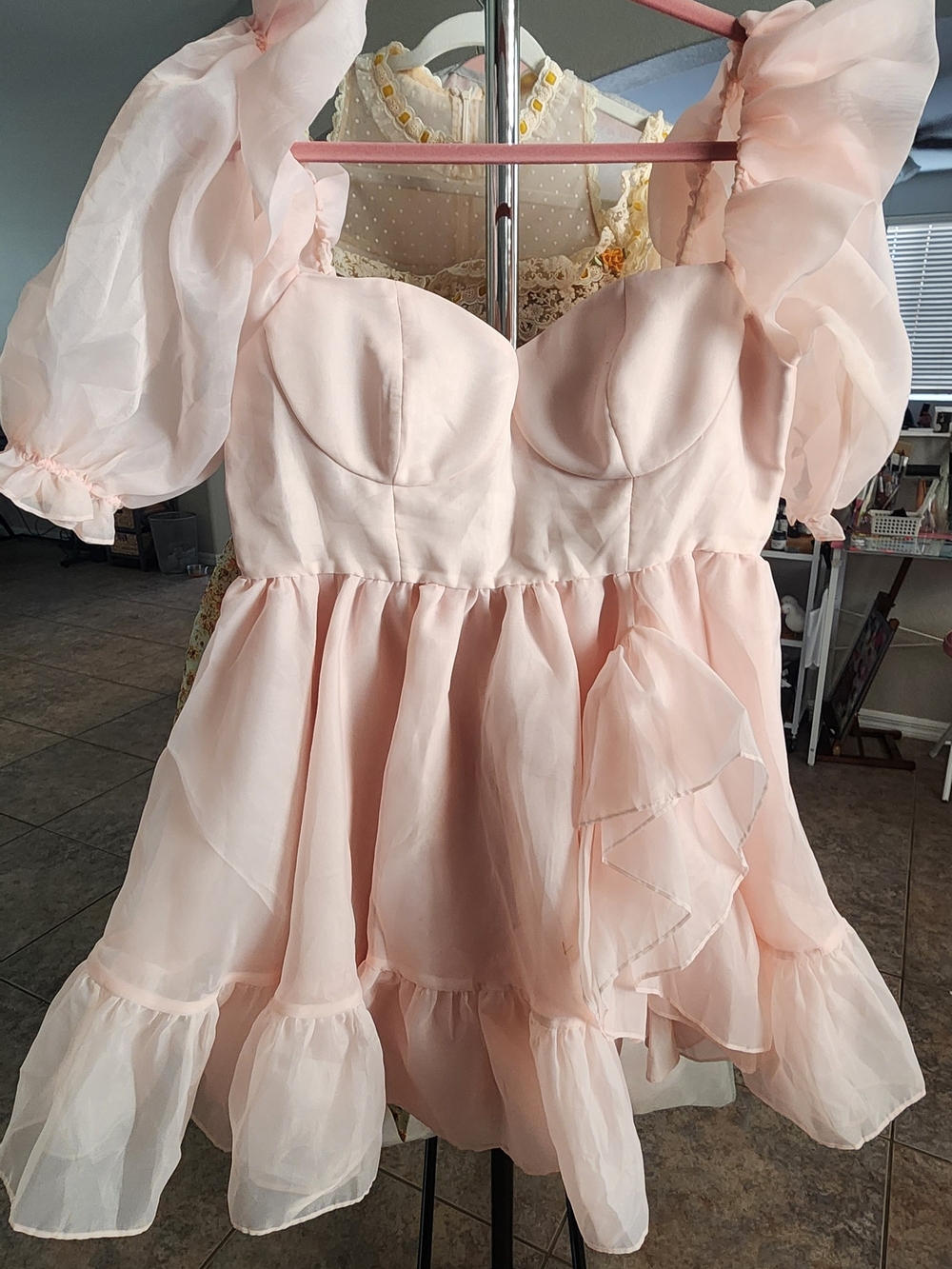 Selkie the babe bloom pink dress